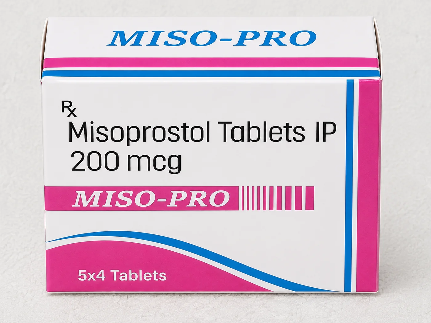 MISO-PRO carton — Misoprostol Tablets IP 200 mcg, 5 x 4 tablets